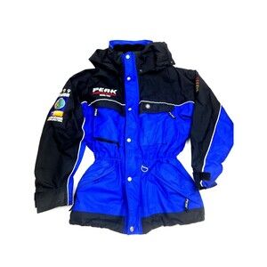 Vintage 1999 Peak Performance World Alpine Ski Coat XS Blue GoreTex Jacket